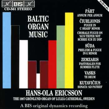 Album Arvo Pärt: Baltic Organ Music