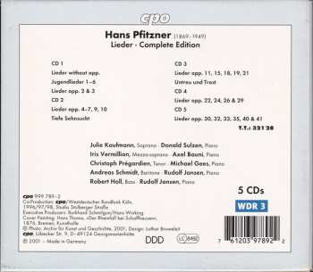 5CD/Set di cofanetti Christoph Prégardien: Lieder Complete Edition