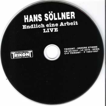 CD Hans Söllner: Endlich Eine Arbeit! Live