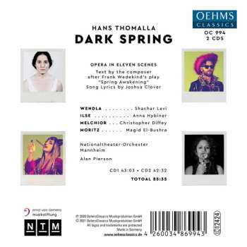 2CD/Set di cofanetti Hans Thomalla: Dark Spring