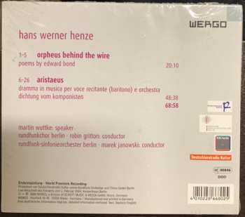 CD Hans Werner Henze: Aristaeus, Orpheus Behind The Wire