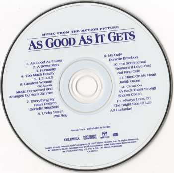 CD Various: As Good As It Gets (Music From The Motion Picture)