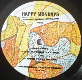 LP Happy Mondays: Squirrel And G-Man Twenty Four Hour Party People Plastic Face Carnt Smile (White Out)