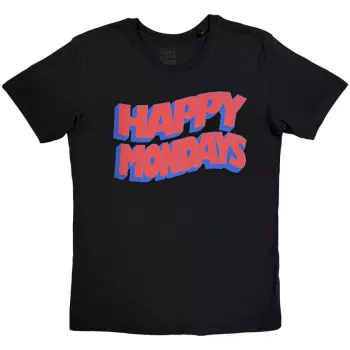 Maglietta Wavy Logo Happy Mondays