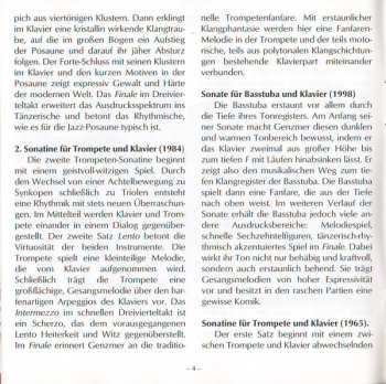 CD Oliver Triendl: Musik Für Blechbläser & Klavier