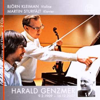 2CD Harald Genzmer: Werke Für Violine & Klavier