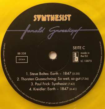 2LP Harald Grosskopf: Synthesist DLX | LTD | NUM | CLR