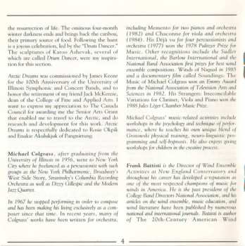 CD Michael Colgrass: Three City Blocks / Music For Eighteen Winds / Arctic Dreams