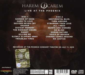 2CD/DVD Harem Scarem: Live At The Phoenix DLX