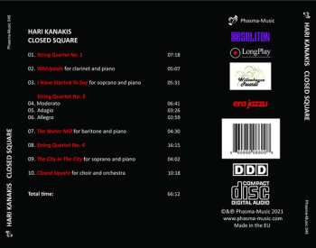 CD Hari Kanakis: Closed Square