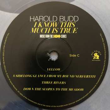 2LP Harold Budd: I Know This Much Is True (Music From The HBO Series) LTD | CLR