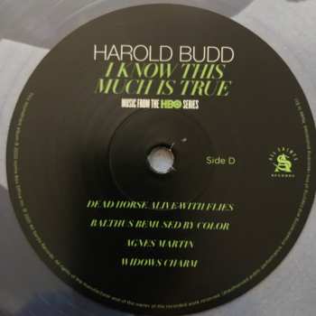 2LP Harold Budd: I Know This Much Is True (Music From The HBO Series) LTD | CLR
