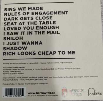CD Harrow Fair: Sins We Made