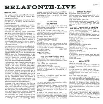 2LP/Set di cofanetti Harry Belafonte: Belafonte Live!