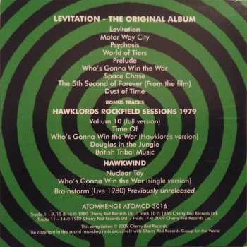 3CD/Set di cofanetti Hawkwind: Levitation DLX | LTD