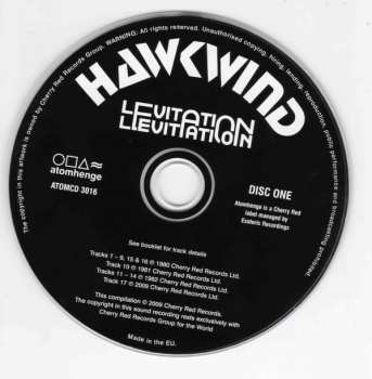 3CD/Set di cofanetti Hawkwind: Levitation DLX | LTD