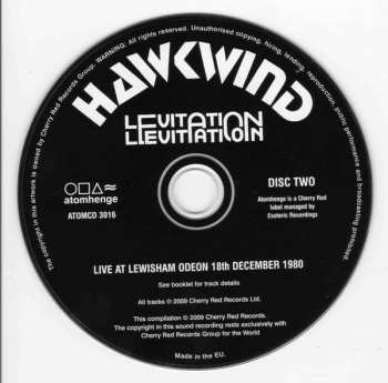 3CD/Set di cofanetti Hawkwind: Levitation DLX | LTD