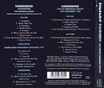 3CD/Set di cofanetti Hawkwind: Levitation DLX | LTD