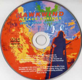 2CD Hawkwind: Palace Springs