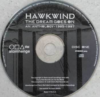 3CD/Set di cofanetti Hawkwind: The Dream Goes On - An Anthology 1985 - 1997