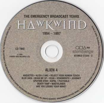 5CD/Set di cofanetti Hawkwind: The Emergency Broadcast Years: 1994 - 1997