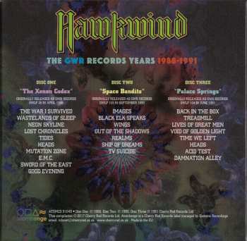 3CD/Set di cofanetti Hawkwind: The GWR Records Years 1988-1991