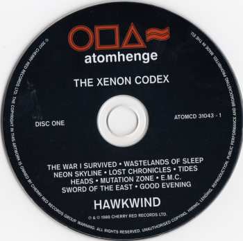 3CD/Set di cofanetti Hawkwind: The GWR Records Years 1988-1991