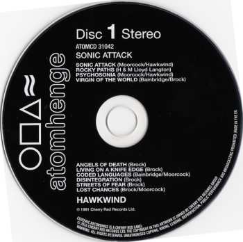 3CD/Set di cofanetti Hawkwind: The RCA Active Years 1981-1982