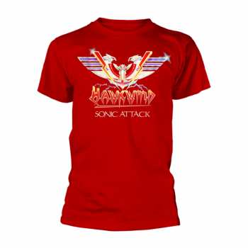 Merch Hawkwind: Maglietta Sonic Attack (red)