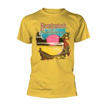 Merch Hawkwind: Maglietta Warrior On The Edge Of Time (yellow)