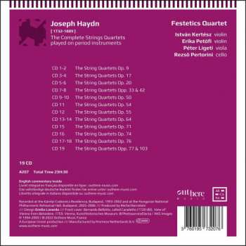 19CD/Set di cofanetti Joseph Haydn: The Complete String Quartets Played On Period Instruments