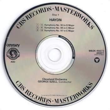 2CD Joseph Haydn: The Early London Symphonies Nos. 93-98