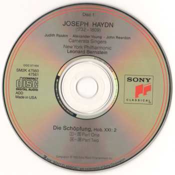 2CD Leonard Bernstein: "The Creation" • "Harmoniemesse"