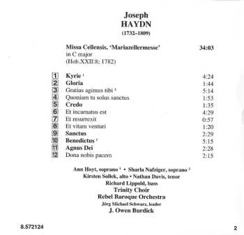CD Joseph Haydn: Mariazellermesse (Missa Cellensis) / Paukenmesse (Missa In Tempore Belli)