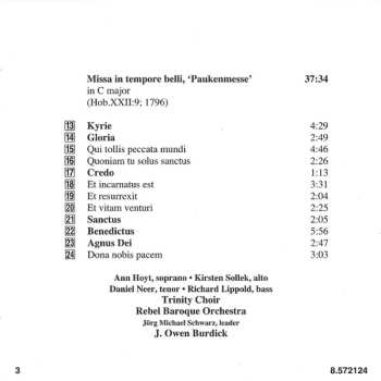 CD Joseph Haydn: Mariazellermesse (Missa Cellensis) / Paukenmesse (Missa In Tempore Belli)