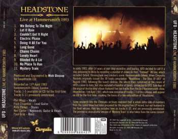 CD UFO: Headstone: Live At Hammersmith 1983