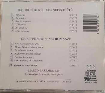 CD Giuseppe Verdi:  Les Nuits D'Été / Sei Romanze