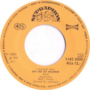 SP Heidi Janků: Jen Tak Žít Neumím / Kouzelný Pláč