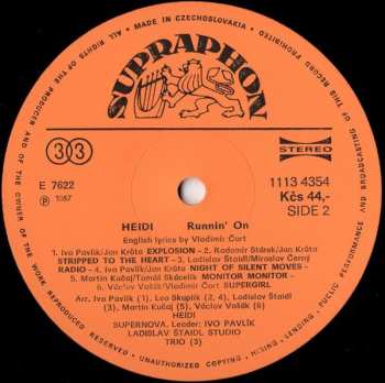 LP Heidi Janků: Runnin' On