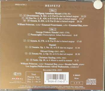 2CD/Set di cofanetti Edvard Grieg: The Heifetz Chamber Music Collection I