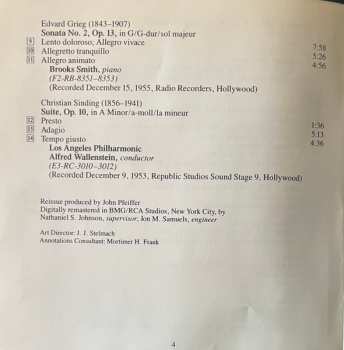 2CD/Set di cofanetti Edvard Grieg: The Heifetz Chamber Music Collection I