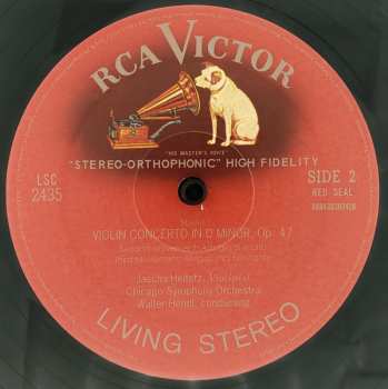 LP The Chicago Symphony Orchestra: Violin Concerto In D Minor, Op. 47