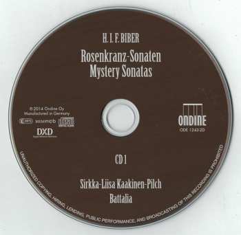 2CD Heinrich Ignaz Franz Biber: Rosenkranz Sonaten (Mystery Sonatas)