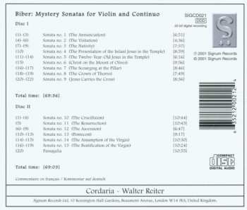 2CD Heinrich Ignaz Franz Biber: The Mystery Sonatas