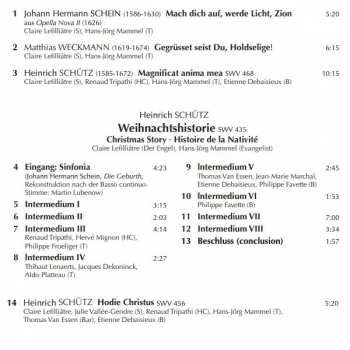 CD Heinrich Schütz: Weihnachtshistorie
