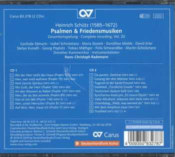 2CD/Set di cofanetti Heinrich Schütz: Psalmen & Friedensmusiken
