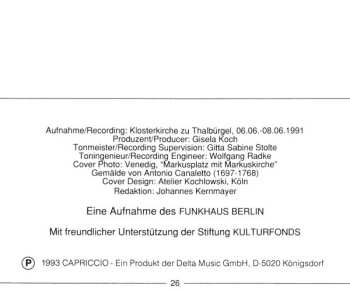 CD Giovanni Gabrieli: Schütz Und Venedig / Schütz And Venice