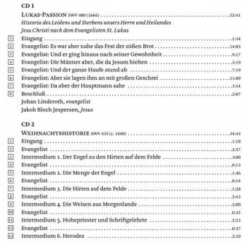 4CD/Set di cofanetti Heinrich Schütz: The Complete Narrative Works 