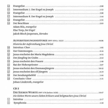 4CD/Set di cofanetti Heinrich Schütz: The Complete Narrative Works 
