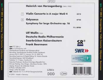 CD Frank Beermann: Violin Concerto ∙ Odysseus